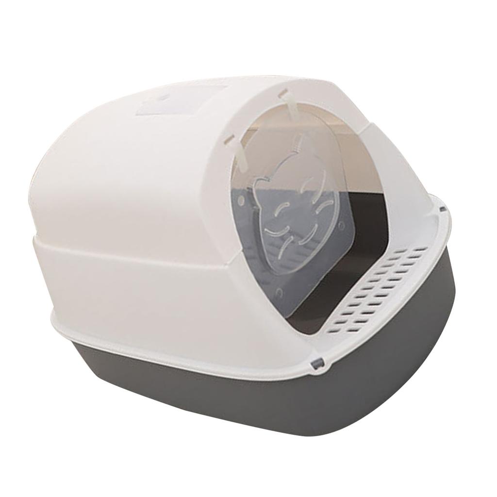 Geschlossene Katzentoilette Robuste Struktur Geruchsdicht Kratzfest Kätzchen-Toilettenbox Katzenklo