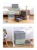 Foldable Fabric Storage Organizer for Clothes and Bedding - Large Capacity Wardrobe Box