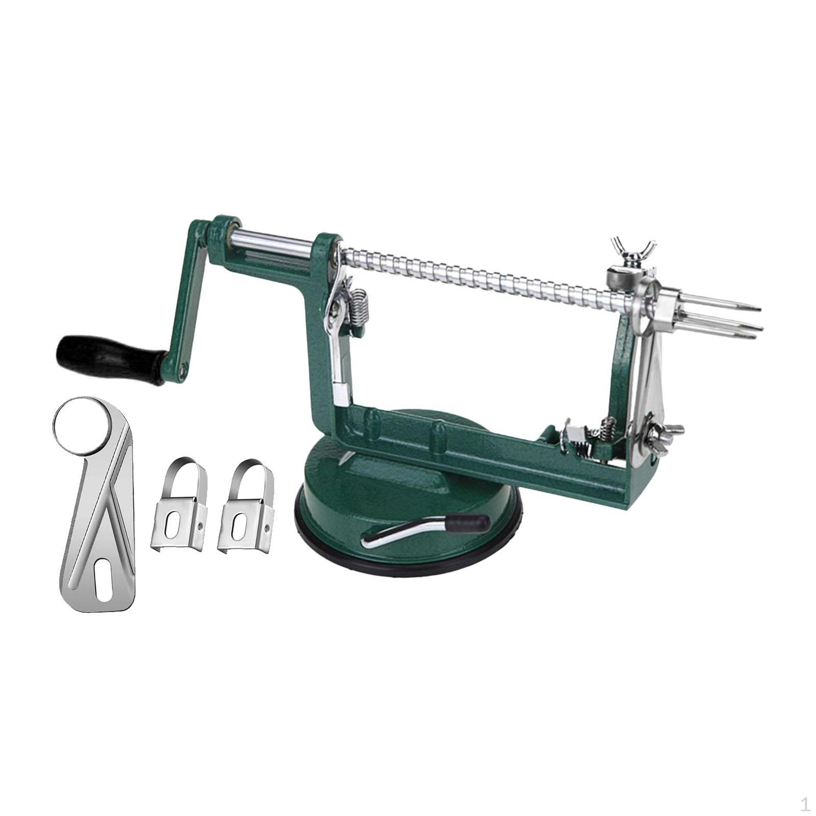 

Яблокочистка Овощечистка Слайсер Кухонный инструмент Машина для чистки Ручная рукоятка Удаление сердцевины Мощное основание на присоске