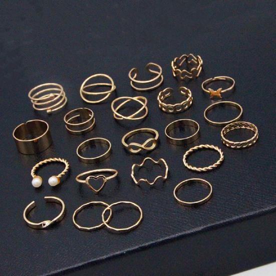 14 Anelli Regolabili Per Dita Dei Piedi - Design Aperto Con Fiori, Cuori E Frecce - Foto 13