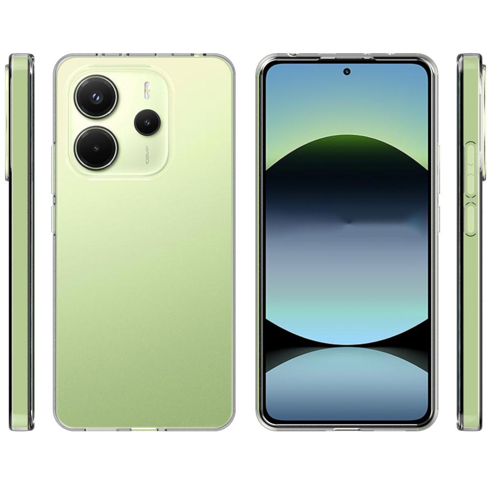 10Pcs/Pack For Xiaomi Redmi Note 14 4G (164.84mm) Case Watermark Free TPU Protective Clear Phone Cover