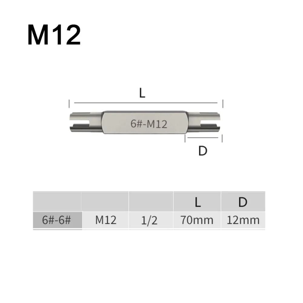 M4/5/6/8/10/12 Double Head Screw Remove Tools Hex Broken Tap Extractor  Hand Tools