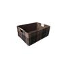 Multi Purpose Cloth Storage Basket For Home Organization With Sturdy Wooden Handles And Eco Friendly Design