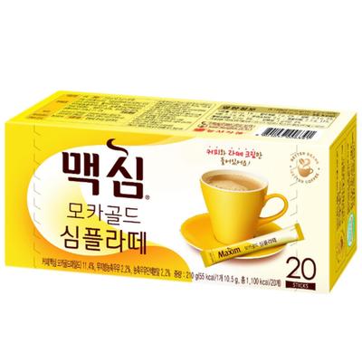 Maxim Mocha Gold Simple Latte 20 Sticks 210g/Korean Coffee Mix