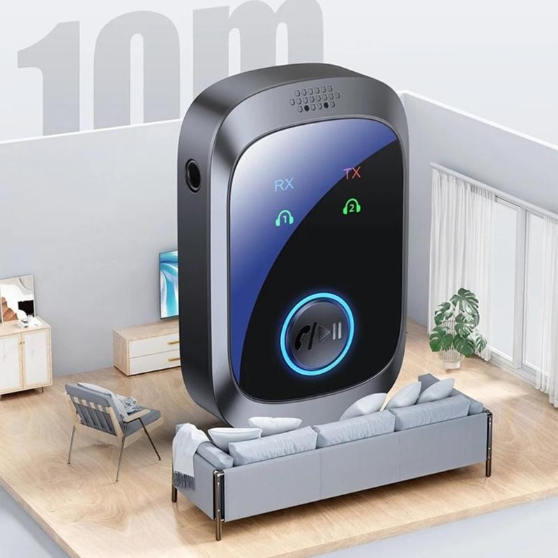 Auditory Transmit Receiver Bluetooth-compatible 5.4 Wireless Adapter For Car Home Stereo Headphones with 3.5mm