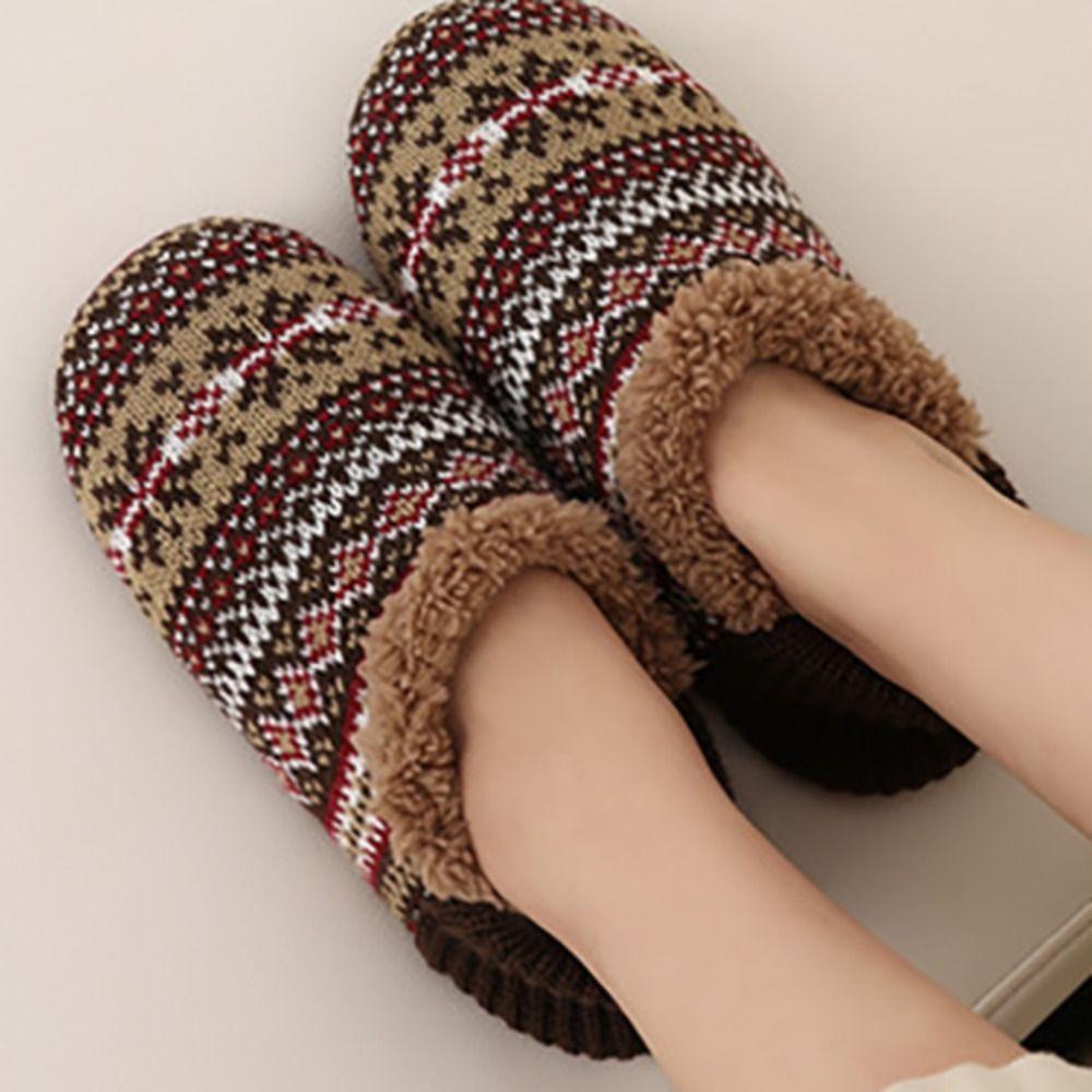 Anti-slip Winter Floor Socks Knitted Fleece Sleeping Socks Fashion Thicken Plush Socks  Women