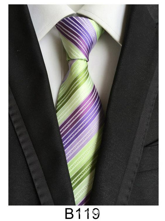 Cravate homme en soie et polyester faite main – Décontractée, formelle ou professionnelle