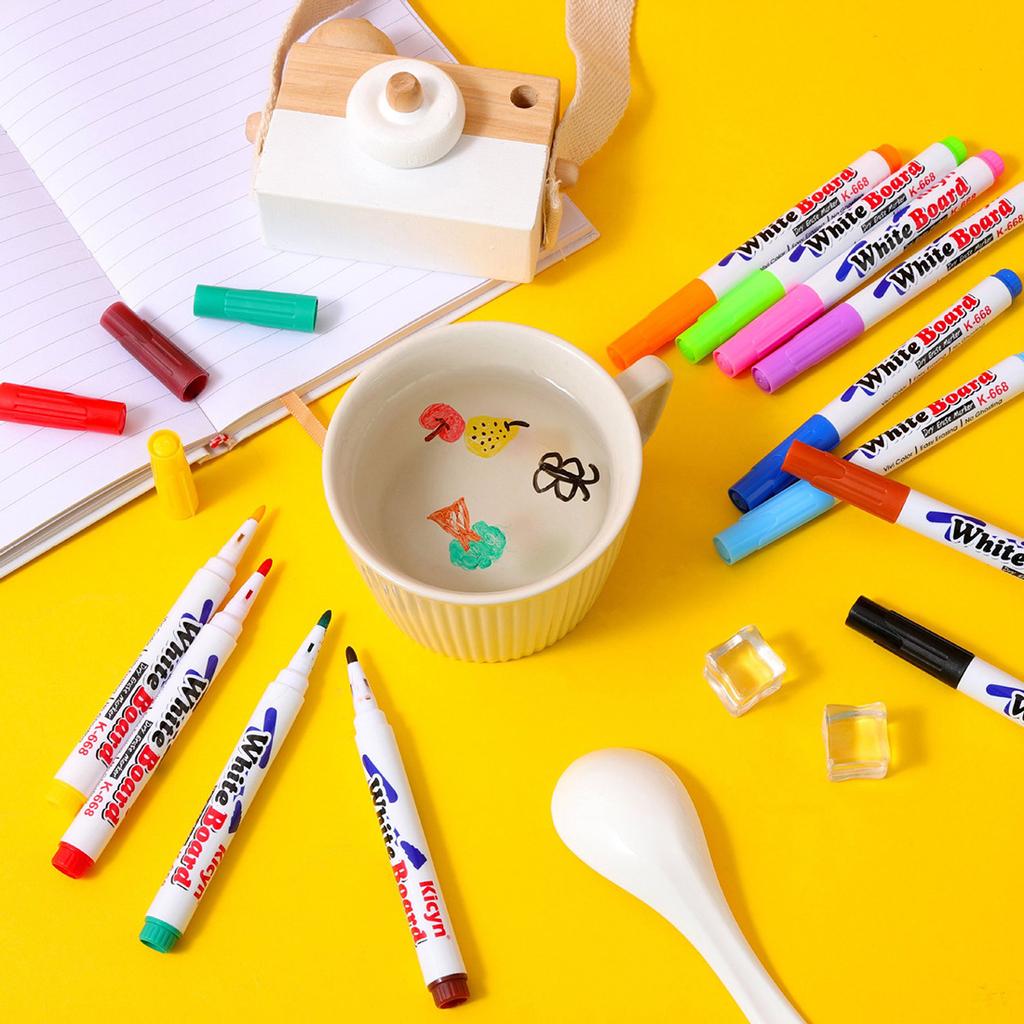 Magical Water Painting Pen Colorful Mark Pen Markers Floating Ink Pen Doodle Water Pens Children Montessori Early Education Toys St Practical Use