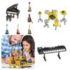 Brickpals Music Series Compatible Piano And Guitar Set For Kids