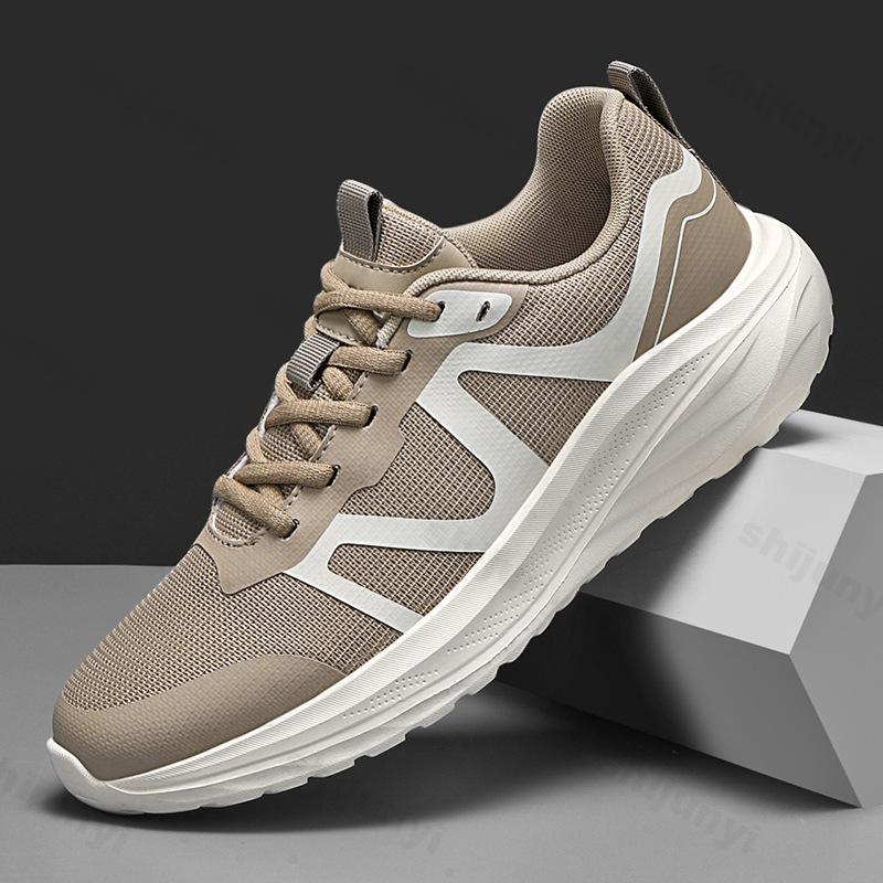 Fashion 2025 Spring New Men's Mesh Breathable Casual Sports Shoes Fashion Trend Comfortable Thick Soled Shoes Low Top Platform sneakers