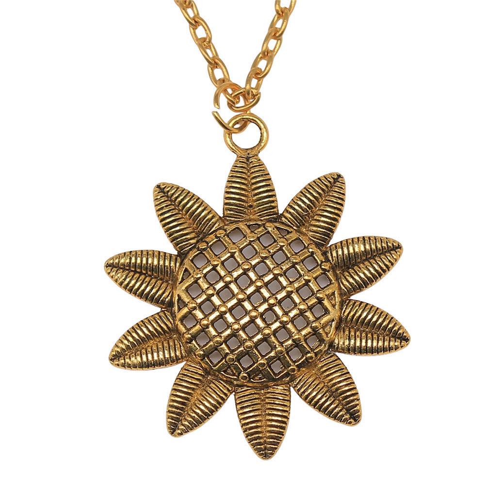 Openwork Dragonfly Pendant antique Gold color Necklace Insect Jewelry 45cm or 70cm long chain