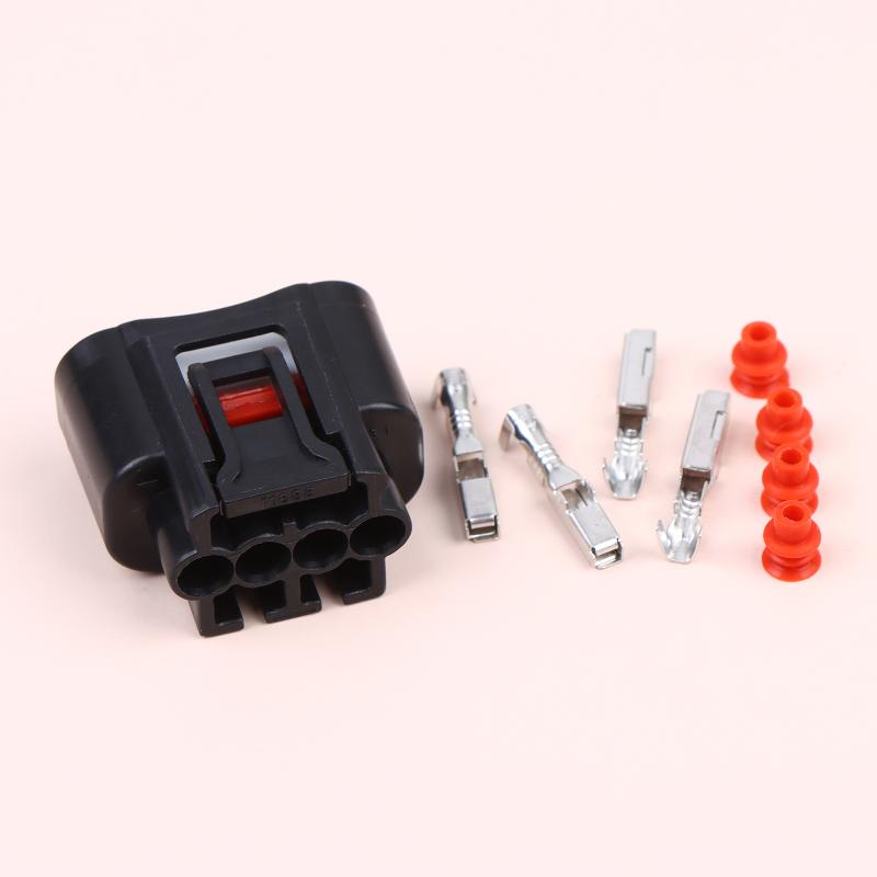 1Set 4Pin 90980-11885 Dj7042B-2.2-21 Automotive Waterproof Connector Ignition Coil Electric Wire Socket Harness Plug