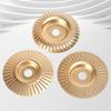 3Pcs High Carbon Steel Grinding Wheel Disc Wood Shaping Disc Carving Disc Set for Woodworking Grinding Wheel Shaping