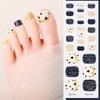 3D Waterproof Semi Cured UV Gel Toe Stickers for Nail Art-Luxurious Style Easy Apply