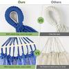 Outdoor Portable Camping Swing Ice Silk Hammock Sturdy Thickened Nylon Mesh Hammock Breathable Garden Hanging Swing