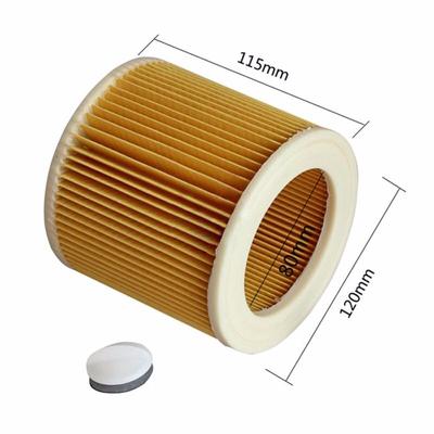 Für Karcher Staubsauger Teile Patrone HEPA Filter WD2250 WD3.200 MV2 MV3 WD3 Karcher Filter Teile Luft Staub Filter