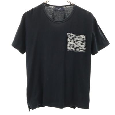 Paul Smith JEANS Made In Japan Short Sleeve T-shirt S Black Poke T Men's Used