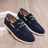 Fashion 2025 New Men's Board Shoes Retro British Casual Skate Shoes Outdoor Lace Up Soft-soled Driving Shoes Moccasin Loafers Zapatos