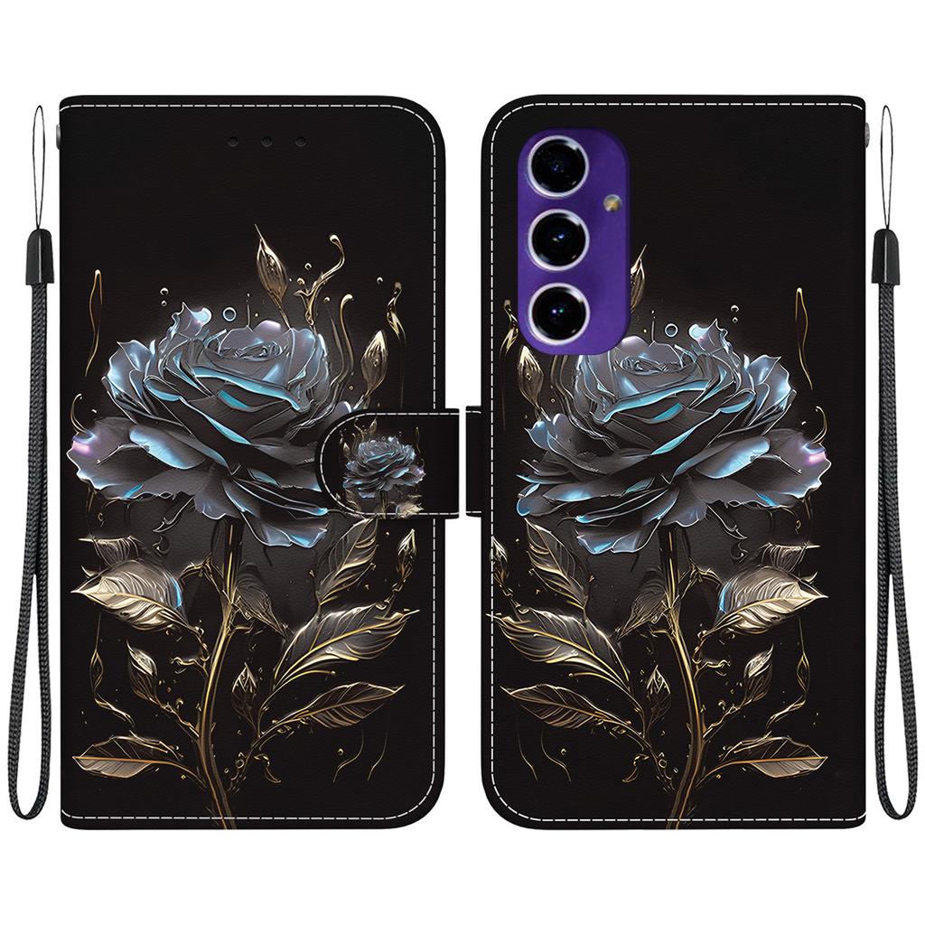 For Samsung Galaxy A16 5G/A16 4G Wallet Phone Case Anti-Drop Leather Flip Cover Pattern Printing