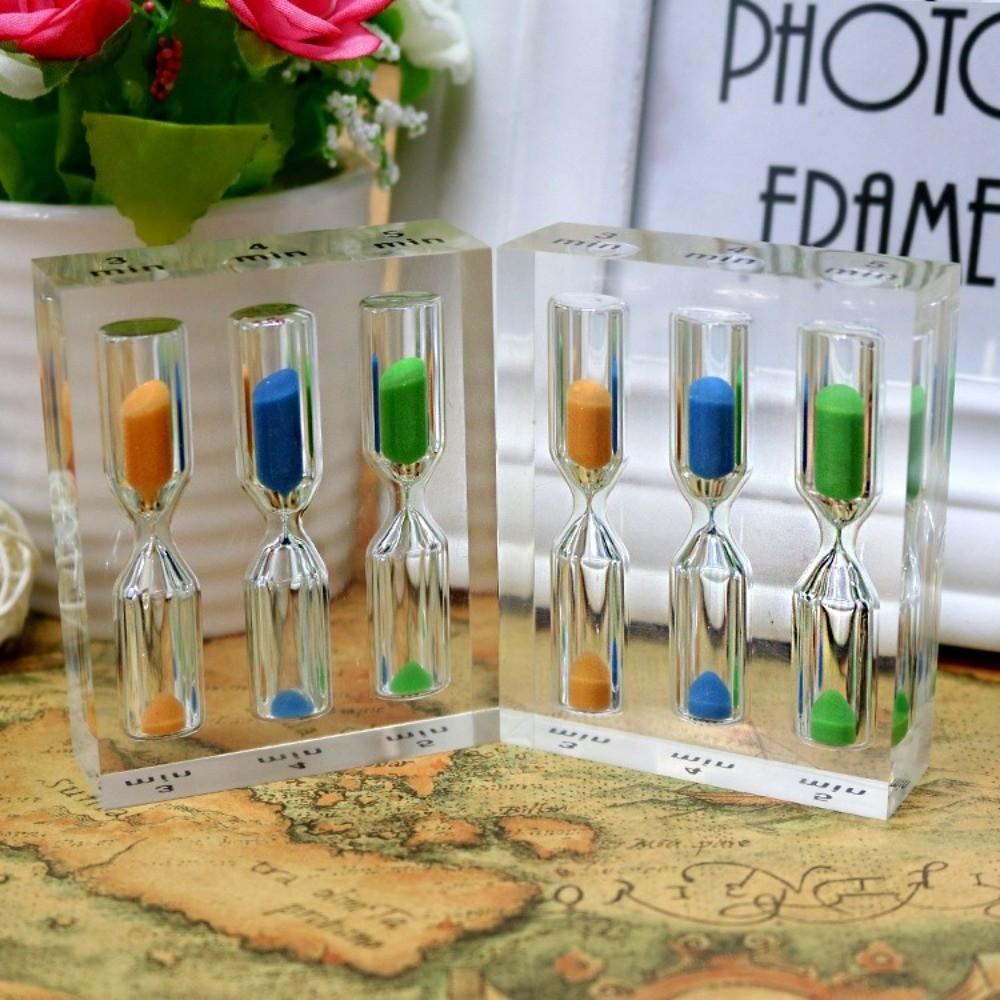 1/2/3/4/5 Minutes Time Funnel Simple Sandglass Creative Multi-Color Hourglass Home Ornaments