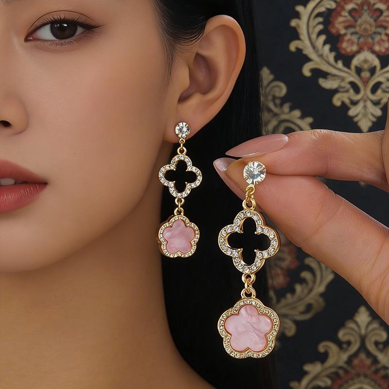 Elegantné magnetické diamantové spony do uší, ideálne pre neprepichnuté uši. Japonsko-kórejský módny doplnok pre špičkový vzhľad celebrít.