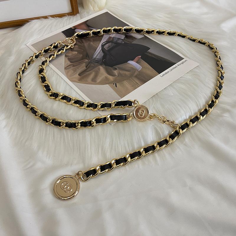 

Woven Gold Fashionable Waist Chain For Women Ideal Accessory For Outfits Spring