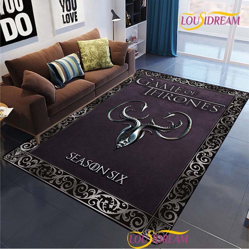 Dragon Of Game Carpet for Living Room Bedroom Rug Kitchen KidsDoor Unslip Floor Mat Birthday Gift Photography Props Alfombra Rug