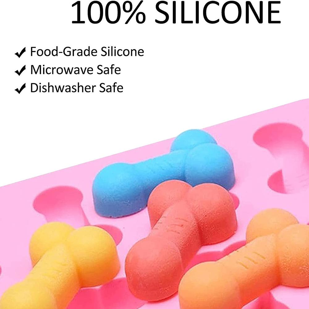 Vtipné Pizdíky Čokoládová Forma Forma na Ledové Kostky Párty pro Dospělé Genitálie Dezert Sexy Penis Hrudník Silikonová Forma na Dort Pečení Dortové Nástroje