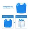 5/10L Outdoor Camping Wasseraufbewahrungsbeutel Faltbar Auto Wasserbeutel Auslaufsicher Tragbarer Wasserbehälter mit Hahn Klare Wasserbeutel