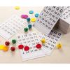 60 Pcs Non-repetitive Bingos Game Cards Disposable Family Party Games Cards