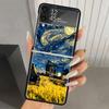 Starry Night Van Gogh Art Hard PC Back Phone Case for Samsung Galaxy ZFlip 7 6 5 Z Flip 4 ZFlip7 Z Flip6 5G ZFlip4 Flip3 Zflip5
