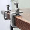 Brand New High-quality Clamp Jaw Stainless Steel For Woodworking Small Desk Clamp Fixing Tools Carpenter Crafts