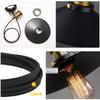 Herischen Pendant Light Retro Style Lighting Ceiling Hanging Ceiling Interior Bulbs Sold Separately Hook Chandelier, E26/E27 Base, Fixture, Light,