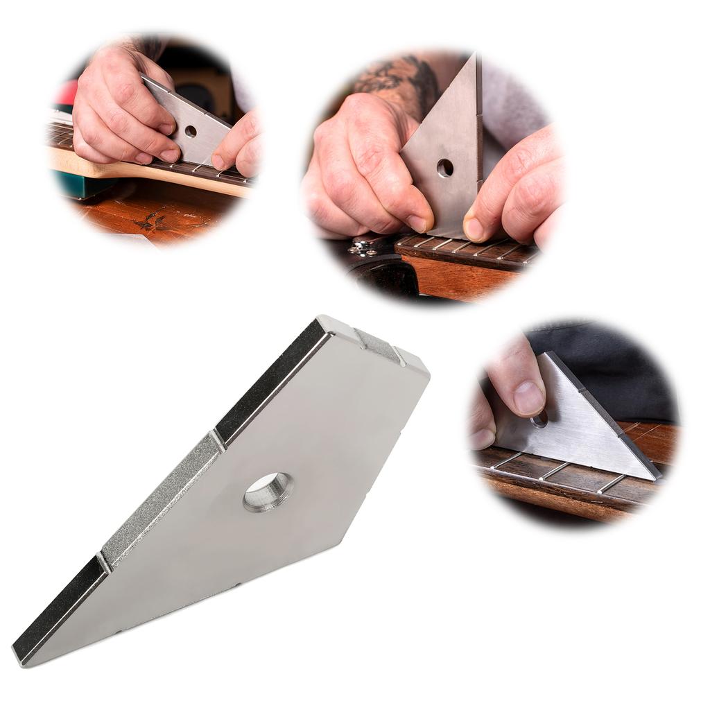 Fret Kisser Fret Leveling Tool Guitar Fret Leveler File Guitar Fret Straight Edge for Guitar Enthusiasts & Long Lasting Use