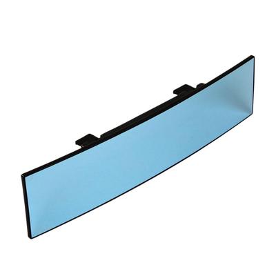 EINEY Auto Rückspiegel Aftermarket Blau Gebogen Blau Chrom Weites Sichtfeld Blendung von Nachfolgenden Fahrzeugen Spiegel, Spiegel, Spiegel, Sicht, Groß,