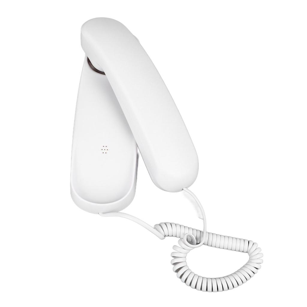 Wall Mountable Telephone Multifunctional Clear Sound Corded Landline Phone for Home Hotel Office