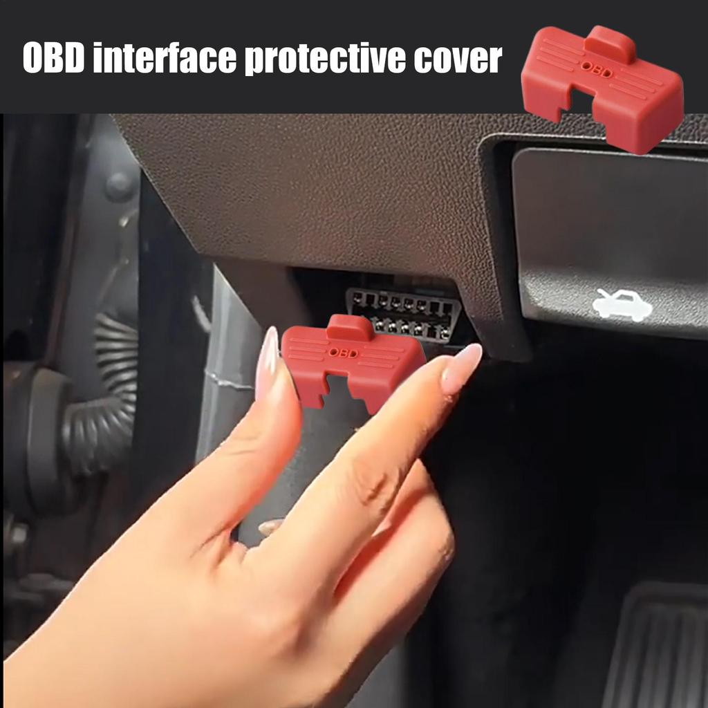Car Silicone OBD Port Dust Cover Waterproof Diagnostic Connector Protector Daily Driving Adventure Vehicle Wash Protection