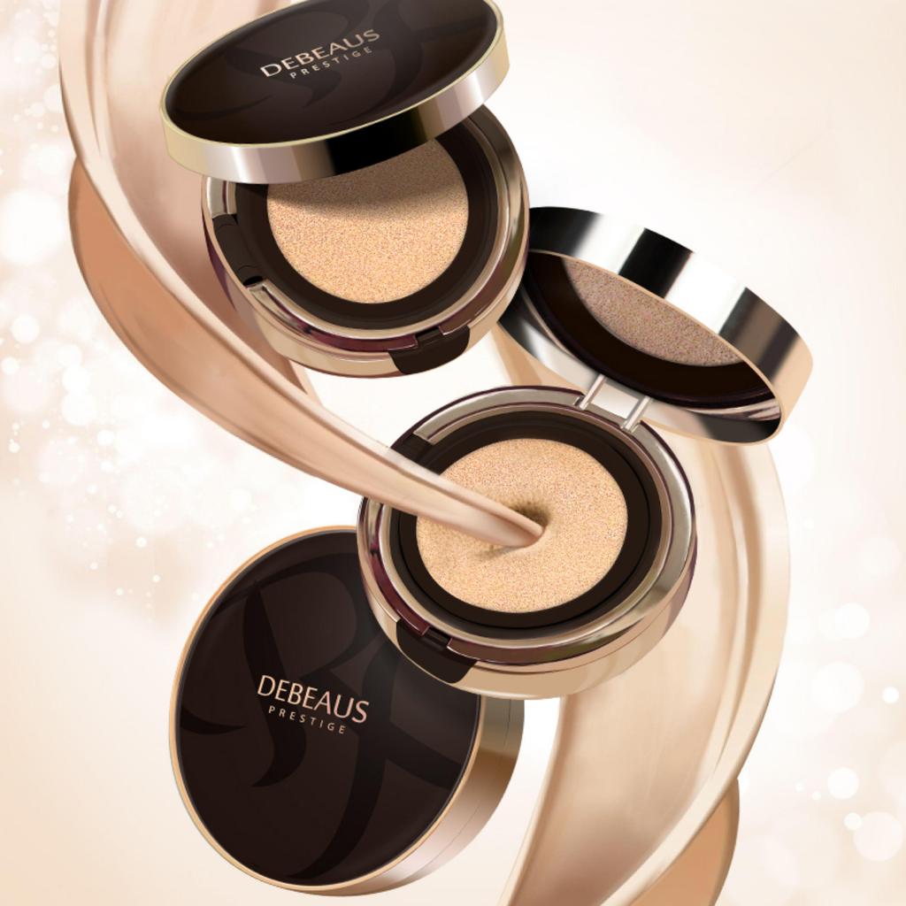 DEBEAUS Bio Inner RX SRG Cushion SPF50+ PA++++ Cushion Foundation Main Product + Refill 15g