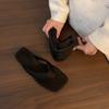 Wedge Heel Slipper Slides Women Clip Toe Vacation Beach Flip Flops Narrow Summer Sandals Casual Shoes Comfort Footwears