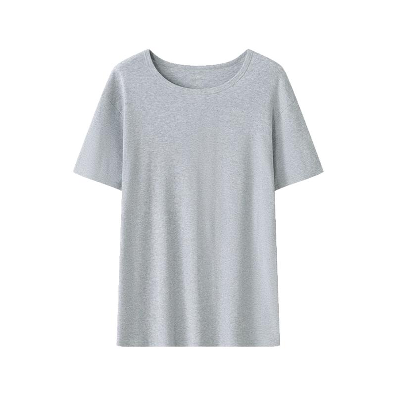Men s 100% Cotton Plus Size Short Sleeve Undershirt T-Shirt 5XL