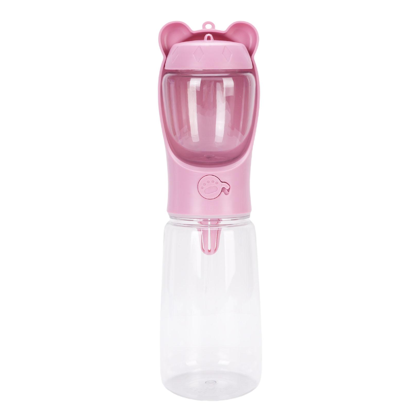 

Portable Pet Feeder Dog Cat Water Bottle and Bowl Dispenser for Outdoor Walking Travel