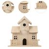 Outside Bird House Outdoor Birdhouse Room Multipurpose Wood DIY Hanging Hummingbird