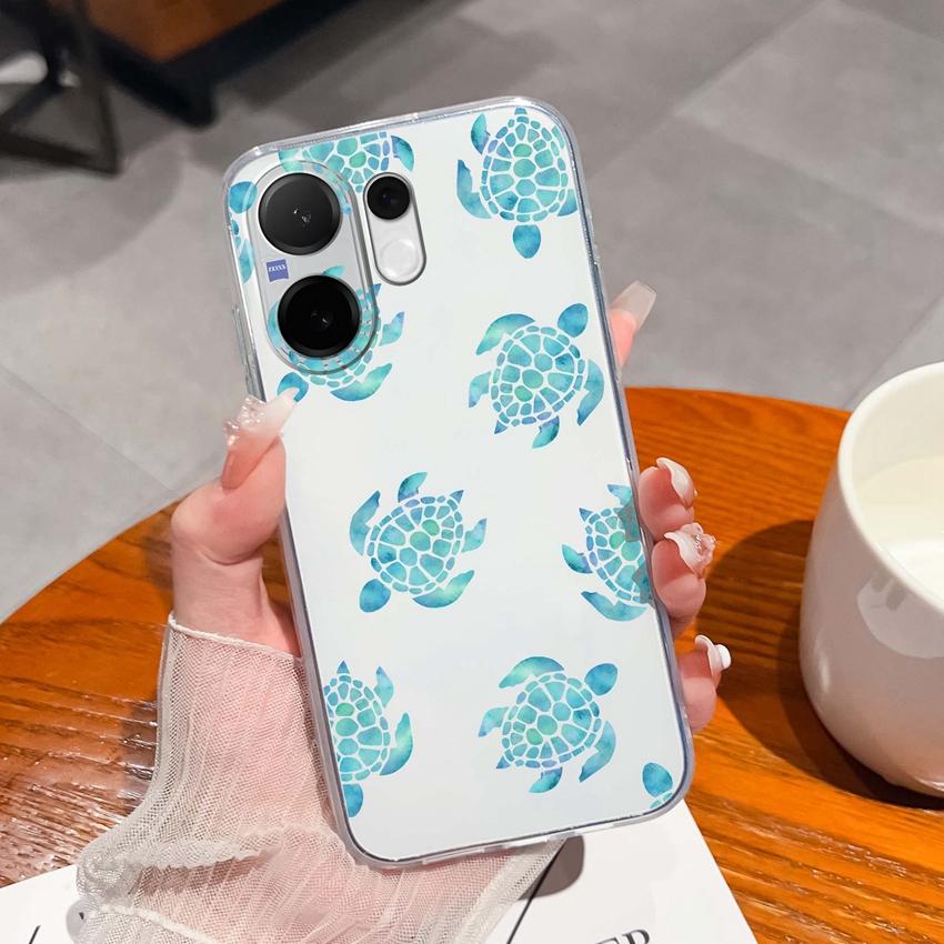 Casing For Vivo V60 V40 Lite V30e Y38 Y39 Y78 X200 Ulta X200s Case Cute Rabbit Panda Dog Back Covers TPU Silicone Soft Clear Phone Bags For Vivo Shell