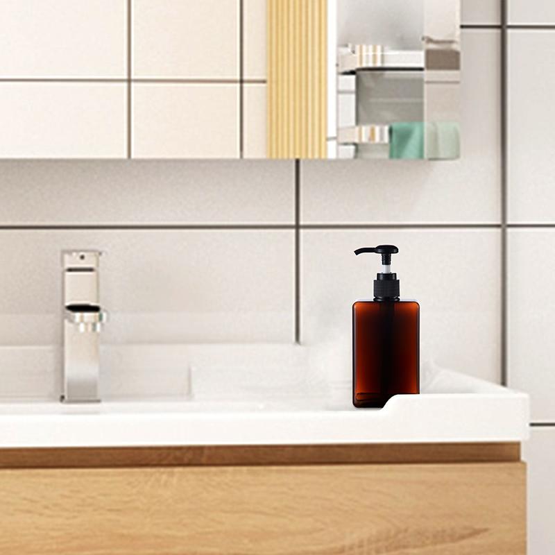 280/450ML Refillable Square Pump Dispensers Empty Bottle Essential Oils Lotion Shampoo Dispenser Hand Sanitizer Bottles