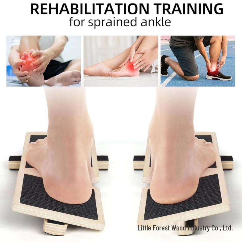 In-Stock Wooden Yoga Foot & Calf Stretch Board - Ballet Leg Exerciser