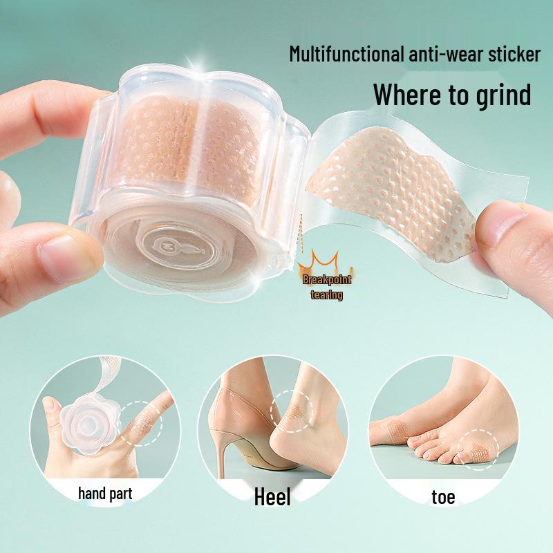 

Silicone Heel Cushion Anti-Blister Sticker for High Heels, Loafers, and Sandals