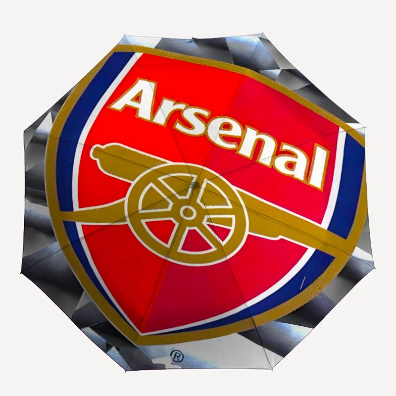 1pc A-Arsenal11 Umbrella, Sun Protection, And UV Shielding. It Has Eight Sturdy Ribs for Outdoor Use And Perfect As a Holiday Gift