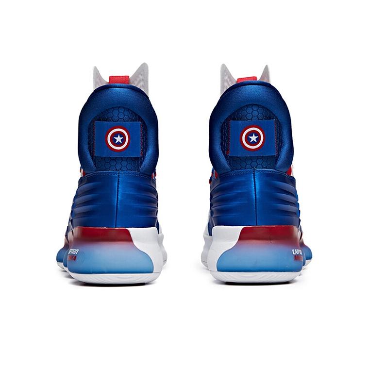 Anta Shock Absorbing Non-Slip Durable High-Top Basketball Shoes Men Sneakers Royal-Blue 91941160-4