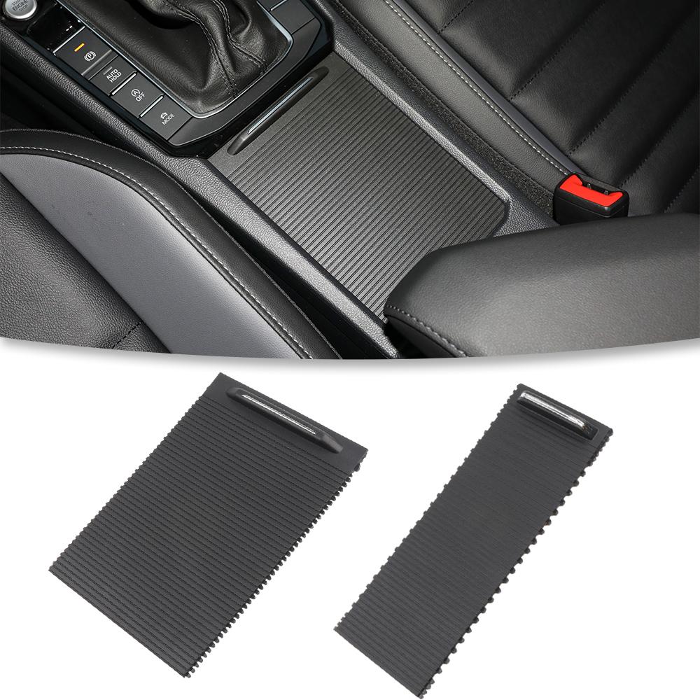 16D862531A 17G862531A For Volkswagen Sagitar Car Front Seats Sliding Shutters Cup Holder Cover Trim Zipper Rolling Blind Cover