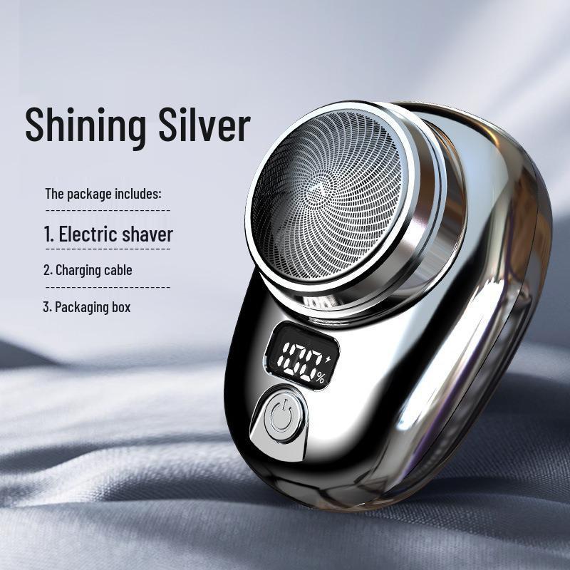 Portable Rechargeable Men's Double-Head Mini Electric Travel Shaver